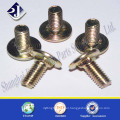 flant round head bolt with full thread grade6.8